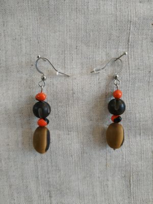 Boucles d'oreilles barbicou buri