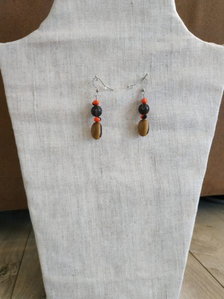 Boucles d'oreilles barbicou buri – Image 2