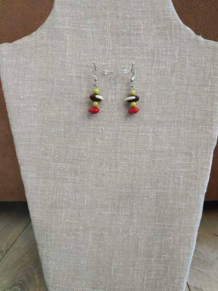 Boucles d'oreilles pois boucoussou – Image 2