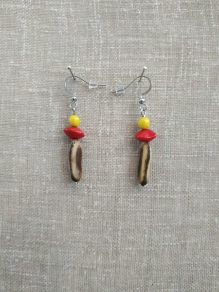 Boucles d'oreilles flamboyant toloman