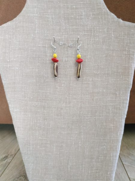 Boucles d'oreilles flamboyant toloman – Image 2