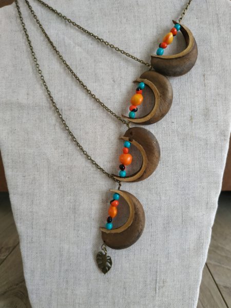 Collier sablier coque ensoleillé – Image 2