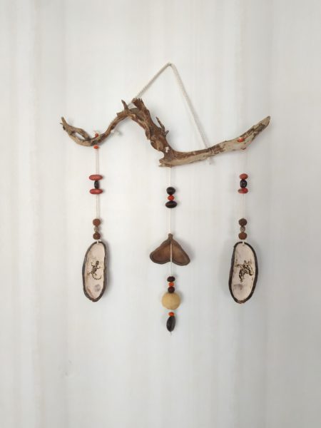 Déco murale bois flotté courbaril gravé – Image 8