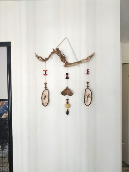Déco murale bois flotté courbaril gravé – Image 9