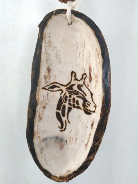 Déco murale bois flotté courbaril gravé – Image 3