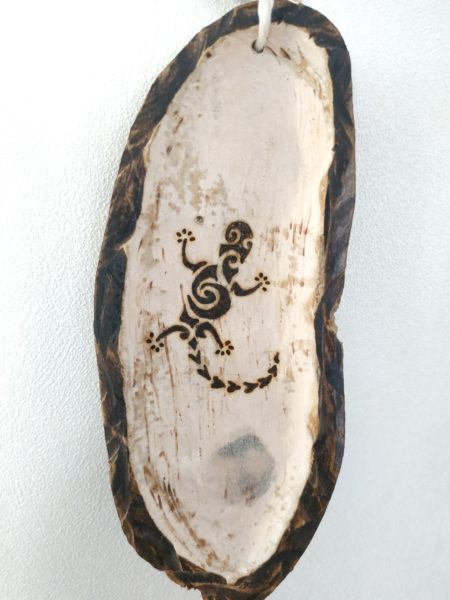 Déco murale bois flotté courbaril gravé – Image 4