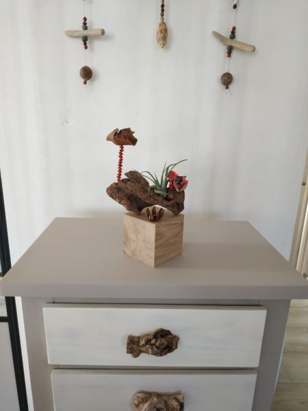 Décoration cube, graines, tillandsia n°5 – Image 4