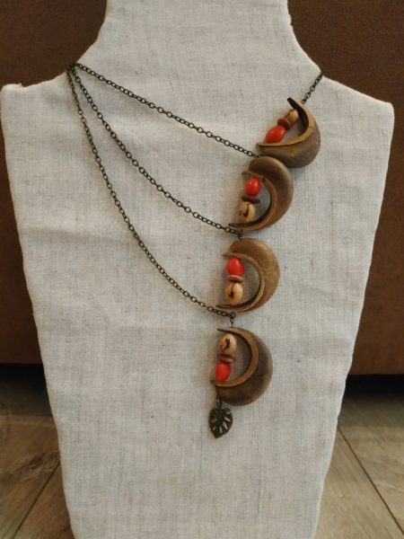 Collier sablier coque n°2