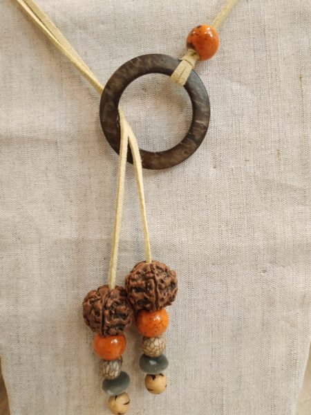 Collier larme de Shiva coco n°2 – Image 2
