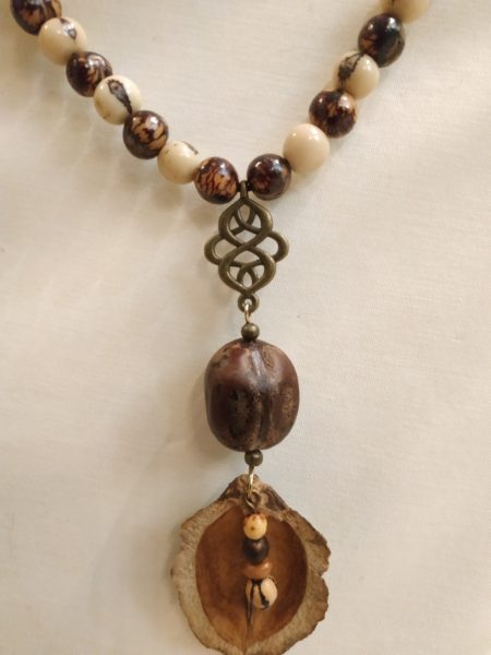 Collier hévéa jacaranda – Image 2