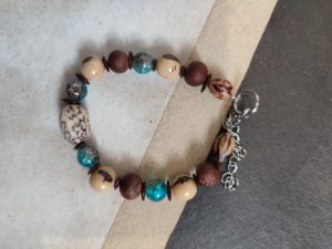 bracelet en graines de martinique