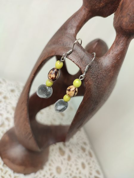 Boucles d'oreilles zanzibar açaï cérébro