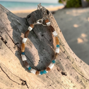 Bracelet graines apatite