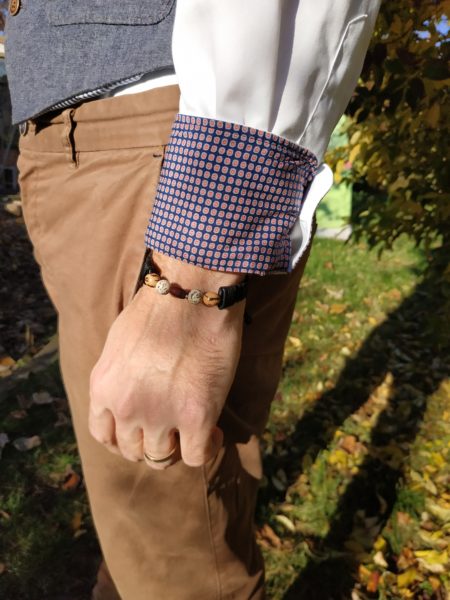 Bracelet acai cérébro cuir